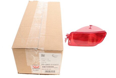 Ліхтар задній протитуманний Citroen C4 I 04-11 (L) (opt-om) Van Wezel 0970929