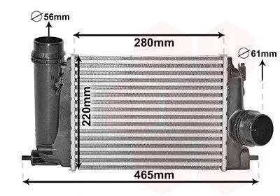 Интеркуллер NISSAN QASHQAI / RENAULT MEGANE Van Wezel 13014703