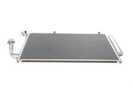 Радіатор кондиціонера (з осушувачем) Ford Fiesta 1.25-1.6 08- (opt-om) Van Wezel 18005439