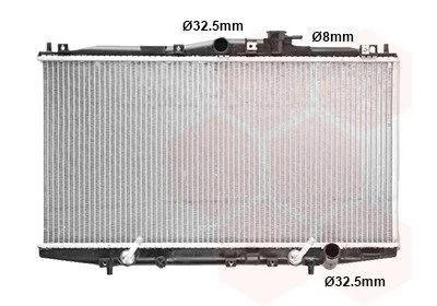 Радиатор охлаждения двигателя ACCORD6 18i AT+-AC 98-02 Van Wezel 25002119 (фото 1)