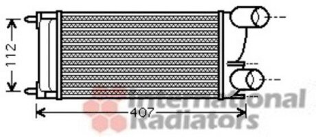 Інтеркулер CITROEN BERLINGO/ PEUGEOT PARTNER 08>18 Van Wezel 40004337