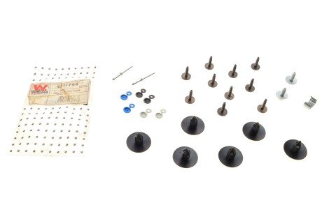 Ремкомплект бампера (переднього) Renault Scenic IV 16- (більше не постачається) (opt-om) Van Wezel 4317794