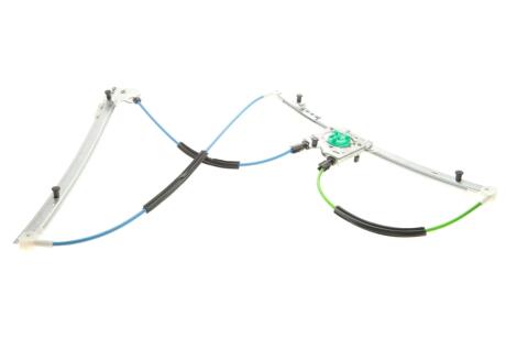 Склопідіймач (передній) Renault Laguna II 01-07 (L) (електро) (без моторчика) (opt-om) Van Wezel 4348265