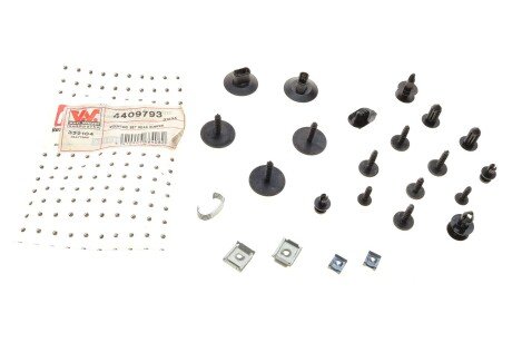 Ремкомплект бампера (заднього) Renault Megane IV 16- (opt-om) Van Wezel 4409793