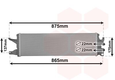 Радіатор охолодження VW Multivan/T6 2.0 TDI 15- Van Wezel 58012722