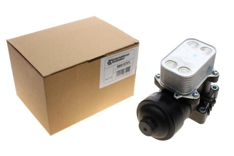 Радіатор масляний (з корпусом фільтра) VW Caddy III/Crafter/T5 (теплообмінник) UA63 Van Wezel 58013721