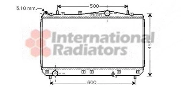Радіатор охолодження REZZO/TACUMA MT 00-04 Van Wezel 81002052 (фото 1)