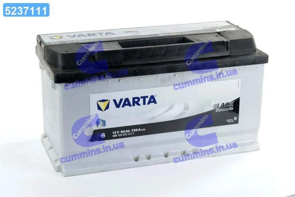 Аккумулятор 90Ah-12v BLD(F6) (353х175х190),R,EN720 VARTA 590 122 072 (фото 1)