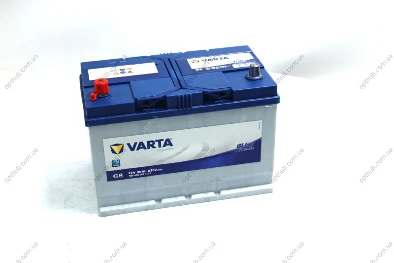 Аккумулятор 95Ah-12v BD(G8) (306х173х225),L,EN830 Азия VARTA 595 405 083 (фото 1)