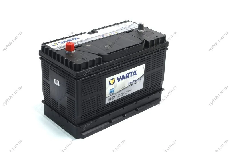 Аккумулятор 105Ah-12v PM Black(H17) (330х172х240), L,EN800 клеммы по центру VARTA 605 102 080 (фото 1)