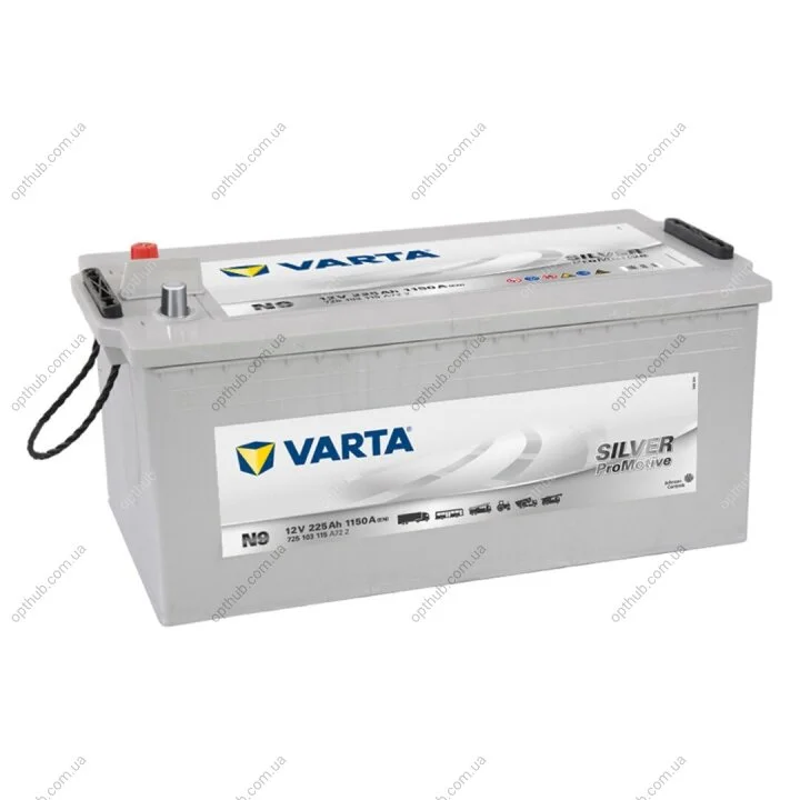 Аккумулятор 225Ah-12v PM Silver(N9) (518x276x242),полярность обратная (3),EN1150 VARTA 725 103 115 (фото 1)