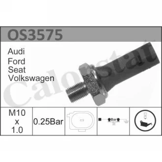 Датчик тиску оливи AUDI A4 (8D2, B5), A8 (4D2, 4D8); FORD GALAXY (WGR); SEAT ALHAMBRA (7V8, 7V9); VW GO Vernet OS3575