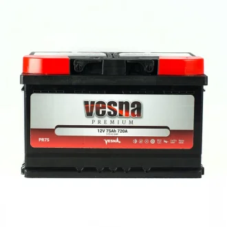 75 Ah/12V NEW!!!! Vesna Premium Euro(0) (низький) Vesna 415 075