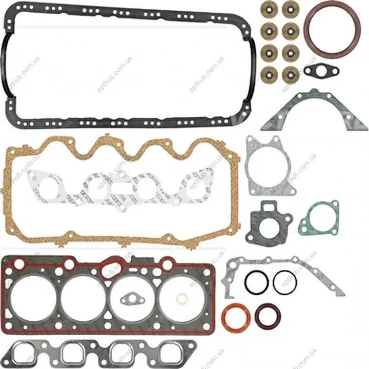 Комплект прокладок з різних матеріалів FULL FORD 1.6 85-90 -ua VICTOR REINZ 01-24840-08 (фото 1)