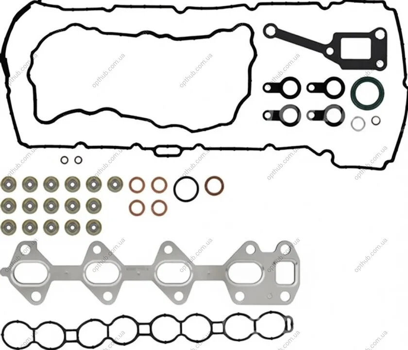 Комплект прокладок з різних матеріалів HEAD SET KIA SOREN/CARNIV 2.2CRDI D4HB 09- -ua VICTOR REINZ 02-10016-02 (фото 1)