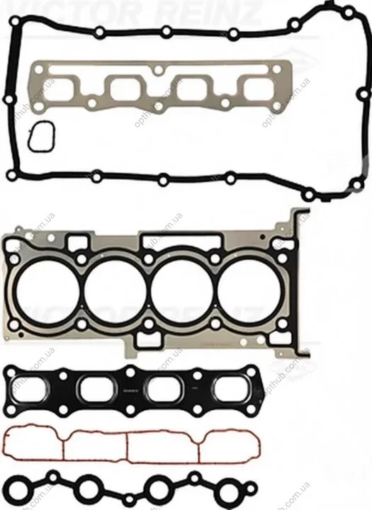 Комплект прокладок из разных материалов HEAD SET CHRYSLER/DODGE 2.4 ED3/EDG 06- VICTOR REINZ 02-10029-01 (фото 1)