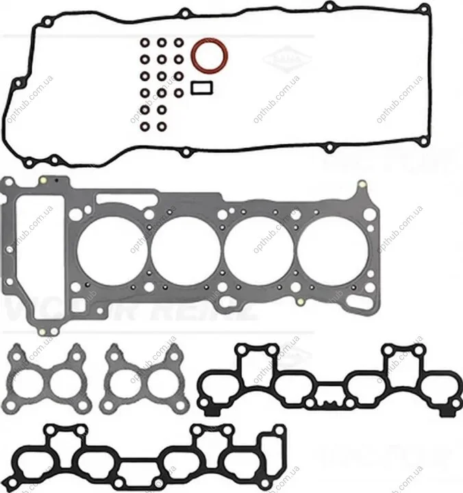 Комплект прокладок из разных материалов HEAD NISSAN ALMERA/PRIMERA 1.8 QG18DE 99- VICTOR REINZ 02-33090-02 (фото 1)