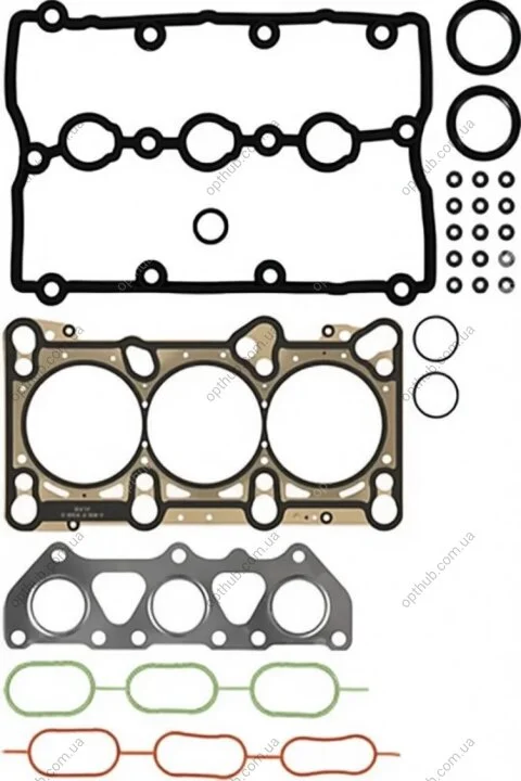 Комплект прокладок з різних матеріалів HEAD AUDI 3.0 V6 ASN/AVK/BBJ (3CYL) -ua VICTOR REINZ 02-36000-01 (фото 1)
