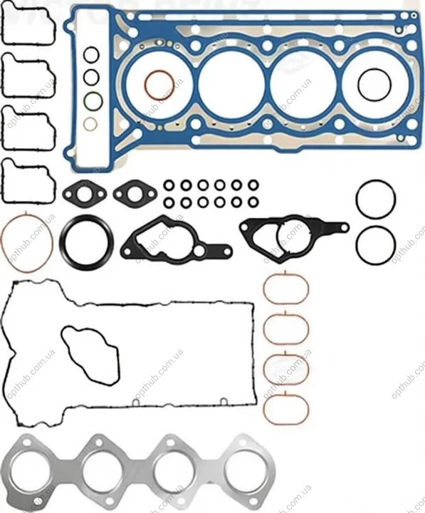 Комплект прокладок из разных материалов HEAD SET MB M271.910/M271.940/M271.950 08- VICTOR REINZ 02-36015-05 (фото 1)