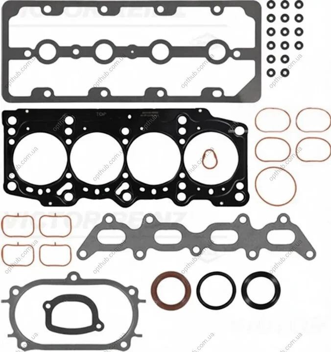 Комплект прокладок з різних матеріалів HEAD FIAT DOBLO 1.4/OPEL COMBO 1.4 10- 192B2/843A1 PUNTO/ST -ua VICTOR REINZ 02-37110-02 (фото 1)