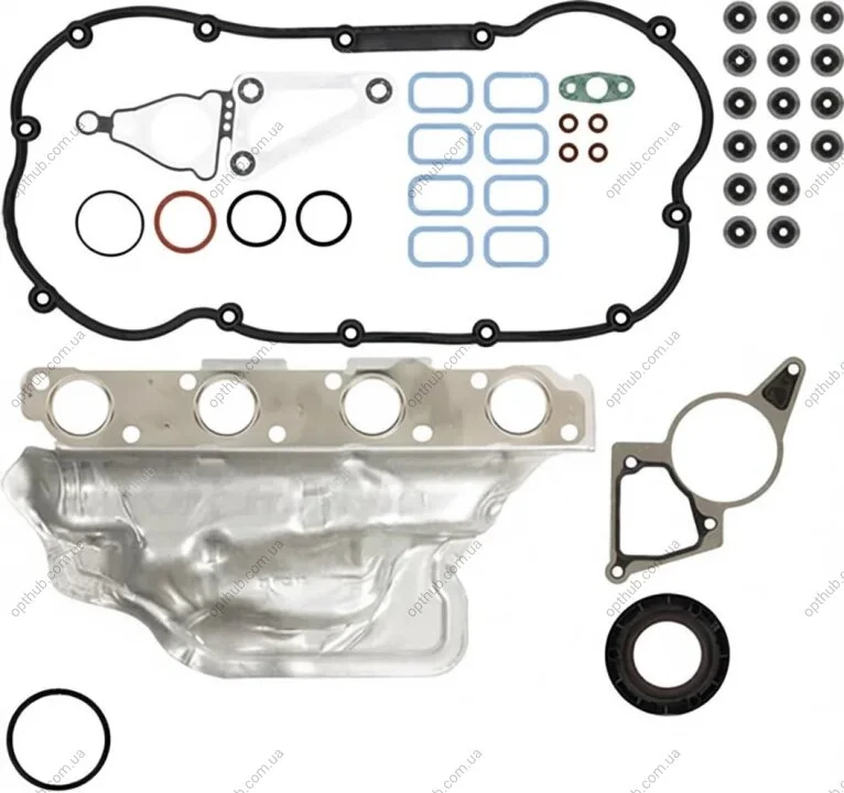Комплект прокладок з різних матеріалів HEAD SET FORD TANS 2.2TDCI CYFA/CYFB/DRFA/DRFB/DRFC/DRFE/DR -ua VICTOR REINZ 02-42374-01 (фото 1)