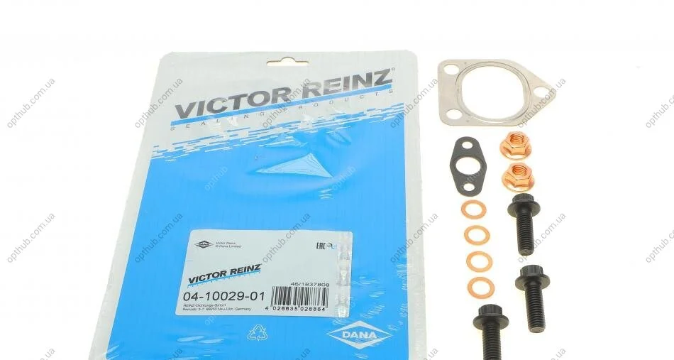 Комплект прокладок з різних матеріалів TURBO SET BMW 3/5/X3/X5 M47D20/M47204D1/M47204D4/M57D25TU/M VICTOR REINZ 04-10029-01 (фото 1)