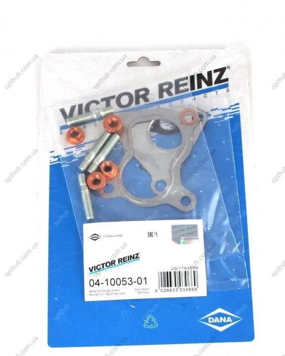 Комплект прокладок з різних матеріалів TURBO SET RENAULT KANGOO 1.5 DCI 42 KW 12/2001 - -ua VICTOR REINZ 04-10053-01 (фото 1)