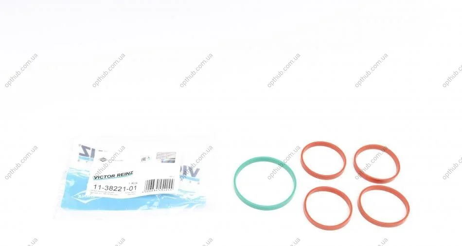 Комплект прокладок гумових КОЛЛ. IN (SET) OPEL ASTRA H/CHEVR GRUZE 1.8 A18XER/Z18XER (4+1) 07- VICTOR REINZ 11-38221-01 (фото 1)