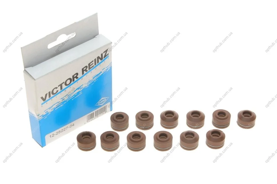 Комплект сальників клапанів IN/EX (SET) MB 2.6/3.0 M103 (12PCS) -ua VICTOR REINZ 12-25227-04 (фото 1)