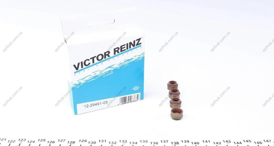 Сальник клапана (впуск/випуск) (комплект на 1 циліндр) VICTOR REINZ 12-29491-05 (фото 1)