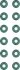 Комплект сальників клапанів IN/EX (SET) OPEL C25XE/X25XE/X30XE/Y26SE/Z32SE (12PCS) -ua VICTOR REINZ 12-31306-11 (фото 1)