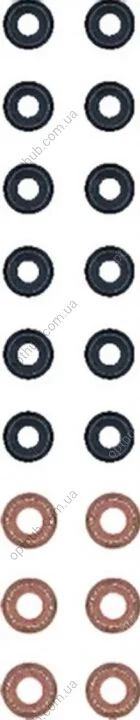 Комплект сальників клапанів IN/EX (SET) MB M137 (18ШТ) -ua VICTOR REINZ 12-31306-19 (фото 1)