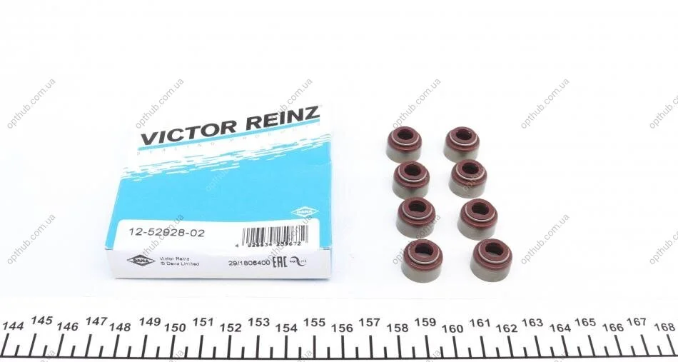 Комплект сальників клапанів IN/EX TOYOTA (8PCS) VICTOR REINZ 12-52928-02 (фото 1)