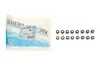 Комплект сальників клапанів IN/EX MITSUBISHI 4G15T/4G18 (8PCS+8PCS) IN - BLACK / EX-GREEN -ua VICTOR REINZ 12-53908-01 (фото 2)