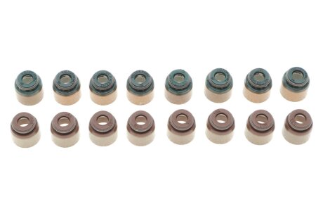 Комплект сальників клапанів IN/EX MITSUBISHI 4G15T/4G18 (8PCS+8PCS) IN - BLACK / EX-GREEN -ua VICTOR REINZ 12-53908-01