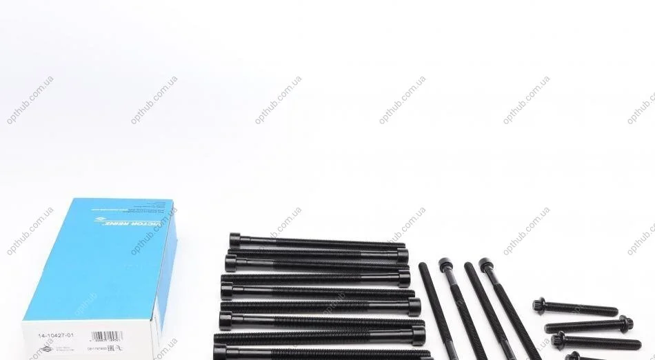 Комплект болтів з головкою системи TORX з чорного металу БОЛТЫ Г/Б (SET) BMW 135/335/435/535I 3.0 VICTOR REINZ 14-10427-01 (фото 1)