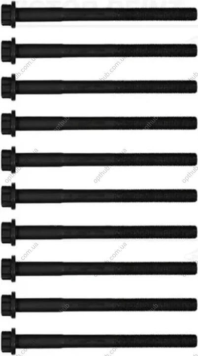 Комплект болтов с головкой системы TORX из черного металла БОЛТЫ Г/Б (SET) TOYOTA 4.5D 1VD-FTV 07- VICTOR REINZ 14-11664-01 (фото 1)