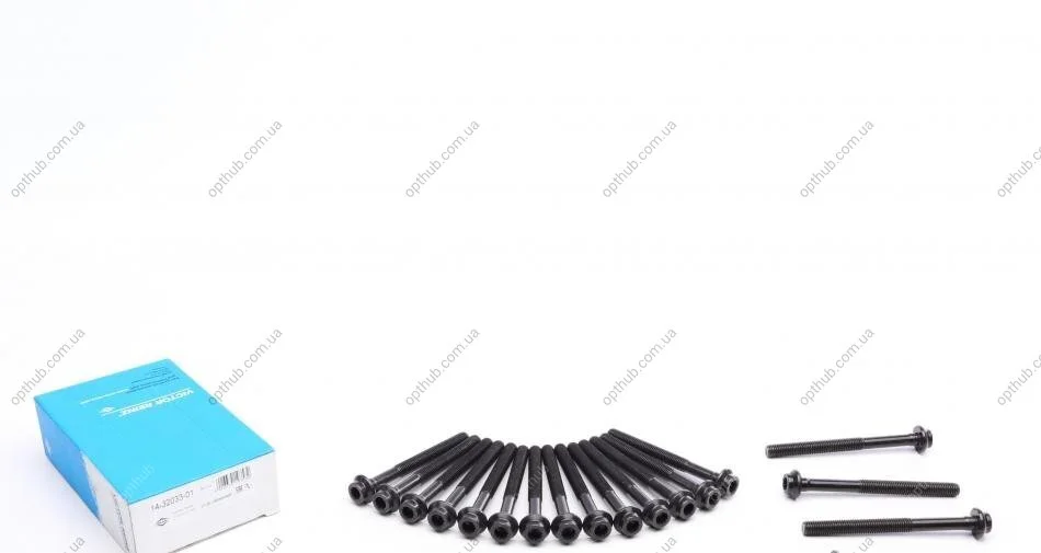 Комплект болтов с головкой системы TORX из черного металла MB 2.2D OM604 VICTOR REINZ 14-32033-01 (фото 1)