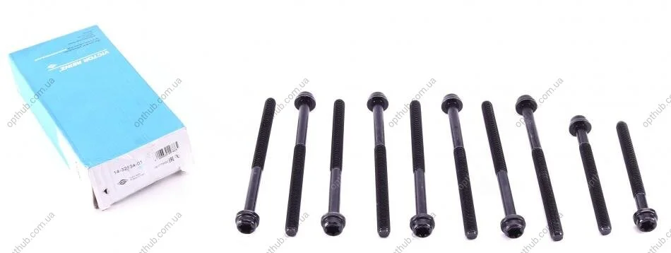 Комплект болтів з головкою системи TORX з чорного металу FORD 1.8TDI/TDCI -ua VICTOR REINZ 14-32134-01 (фото 1)
