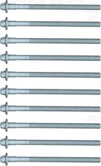 Комплект болтів з головкою системи TORX з чорного металу VICTOR REINZ 14-32214-01