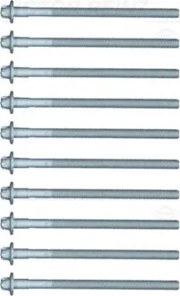 Комплект болтів з головкою системи TORX з чорного металу VICTOR REINZ 14-32214-01