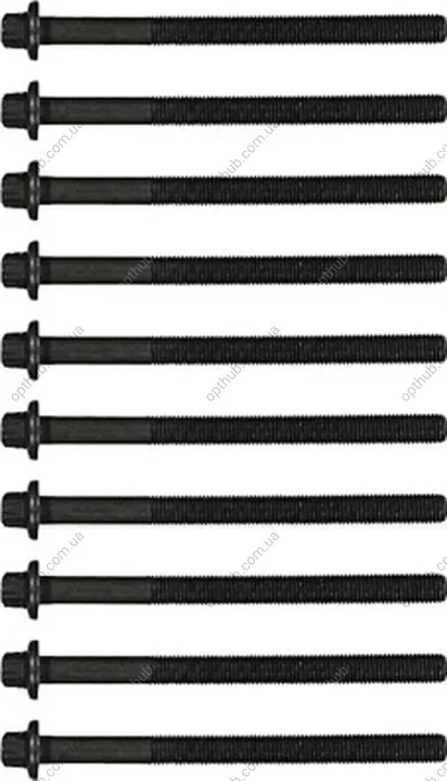 Комплект болтів з головкою системи TORX з чорного металу PSA EW10D VICTOR REINZ 14-32234-01 (фото 1)