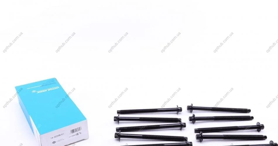 Комплект болтів з головкою системи TORX з чорного металу PSA/FORD C3C4/308/FOCUS 1.6HDI 9HR(DV6C)/ VICTOR REINZ 14-32336-01 (фото 1)