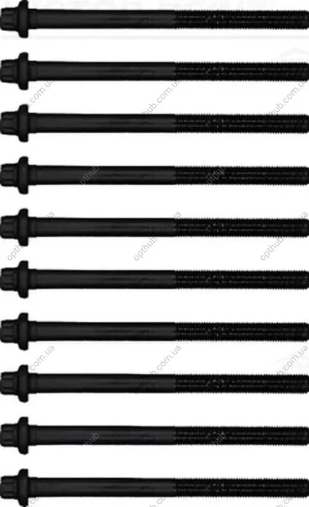 Комплект болтів з головкою системи TORX з чорного металу БОЛТЫ Г/Б (SET) MAZDA -ua VICTOR REINZ 14-32374-01 (фото 1)