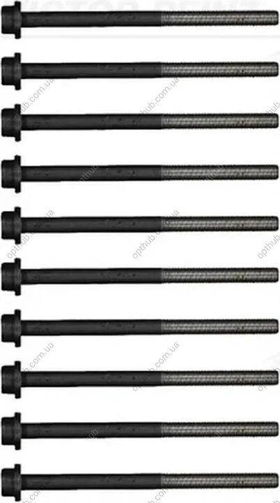 Комплект болтів з головкою системи TORX з чорного металу БОЛТЫ Г/Б (SET) FORD 2.0/2.5 11- -ua VICTOR REINZ 14-32381-01 (фото 1)