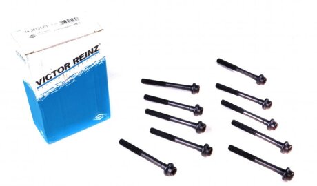 Комплект болтів з головкою системи TORX з чорного металу FIAT 176B9/182B2/188A5/192B2/843A1/199A8 VICTOR REINZ 14-35731-01
