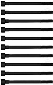 Комплект болтів з шестигранною головкою з чорного металу CYLINDER HEAD BOLT SET NISSAN -ua VICTOR REINZ 14-55008-01