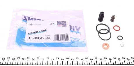 Комплект прокладок из разных материалов VAG РМК ФОРСУНКИ С ВИНТОМ VICTOR REINZ 15-38642-03