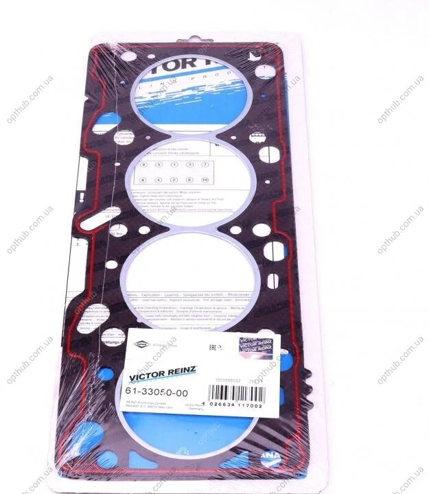 Прокладка головки блока арамідна Г/Б FORD ZETEC 2.0 -ua VICTOR REINZ 61-33050-00 (фото 1)