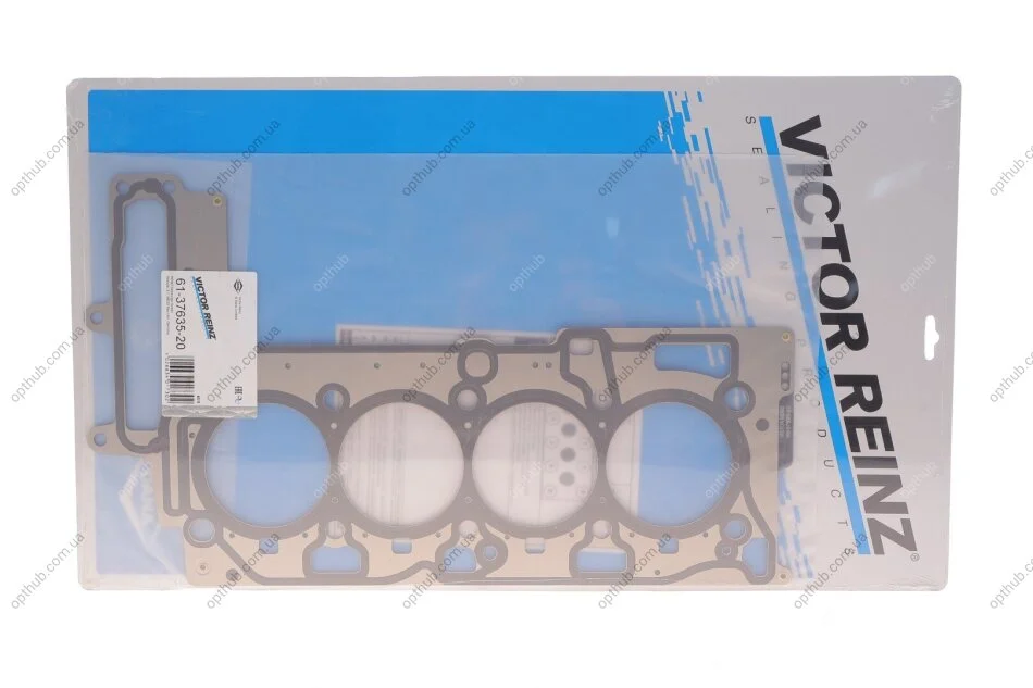 Прокладка головки блоку металева Г/Б BMW N47D20A/N47D20B/N47D20C 3! 1.65MM VICTOR REINZ 61-37635-20 (фото 1)